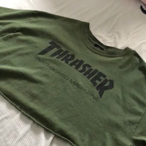 Cropped thrasher shirt